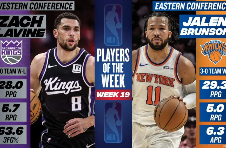 Brunson i LaVine graczami 19. tygodnia NBA