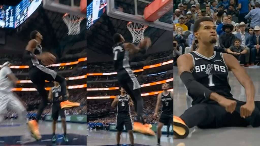 Wembanyama dunk