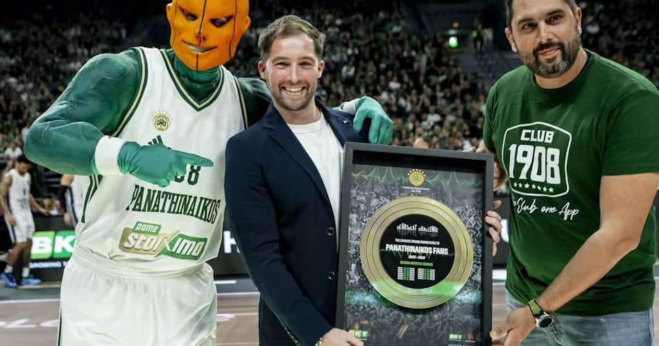 Piekło w Atenach oficjalnie najgłośniejsze! Kibice Panathinaikosu z trofeum EuroLigi