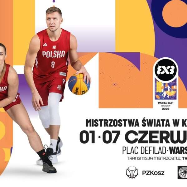 Koszykówka 3×3 pod Pałacem Kultury! Mistrzostwa Świata 2026 w Warszawie i w TVP Sport