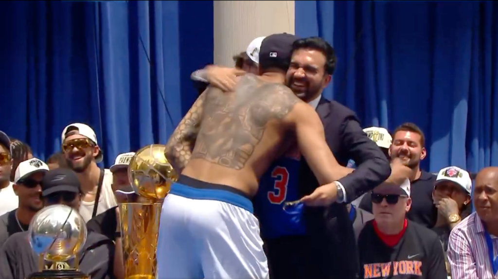 Knicks Parade NY Knicks Sochan Jeremy