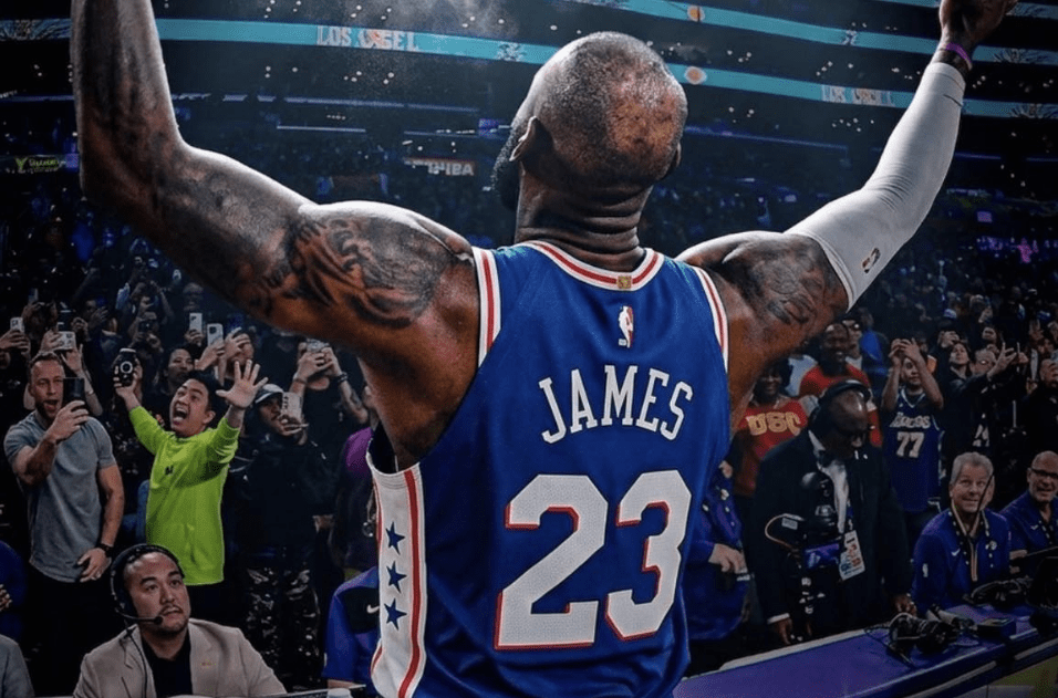 LeBron James 23 76ers